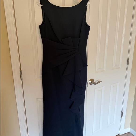 Eliza J Asymmetrical Navy Dress size 8 - Picture 4 of 4